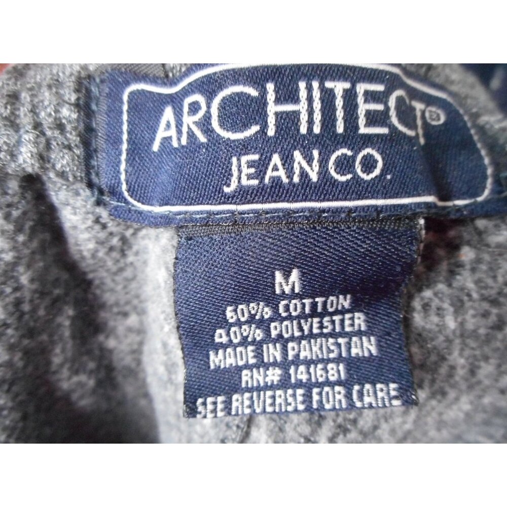 Grey Sweat Pants by Architect Jean Co Size M w/ pockets - Picture 2 of 7